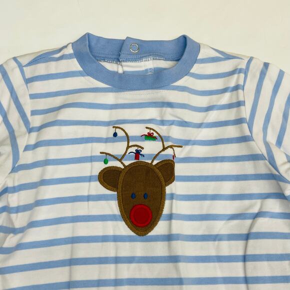 NWT Bailey Boys 9M Reindeer Boy Romper - Picture 4 of 5